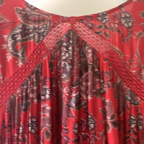 Free People Rain or Shine Boho Mini Dress S - Picture 10 of 13